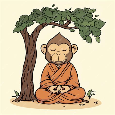 Monk with Monkey On His Head に対する画像結果