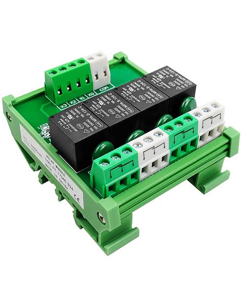 Image result for 4 Channel Relay Module DIN Rail
