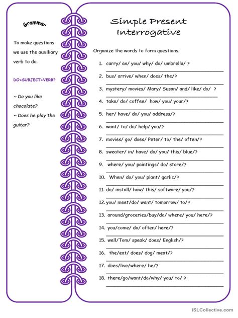 Image result for Present Simple Interrogative