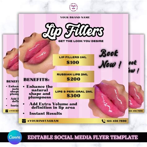 Image result for Botox and Lip Flip Flyer