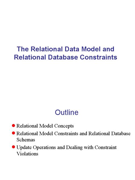 Relational Data Model Constraints に対する画像結果