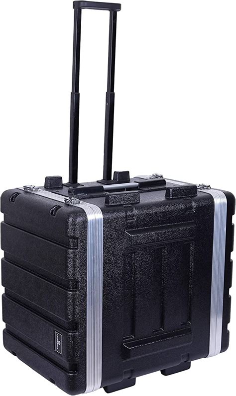 Crossrock 7U-Standard Rack Case, Stackable with Wheels, 19.25” Depth ...