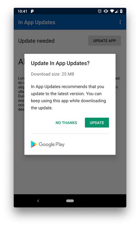 Image result for App Update Prompt
