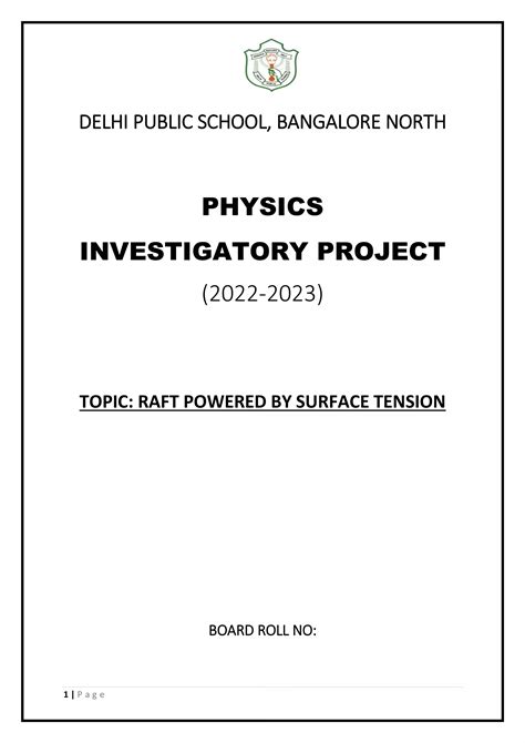 Image result for Physics Project Topics for Class 11 ISC