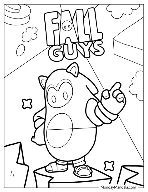 Image result for Fall Guys Coloring Pages