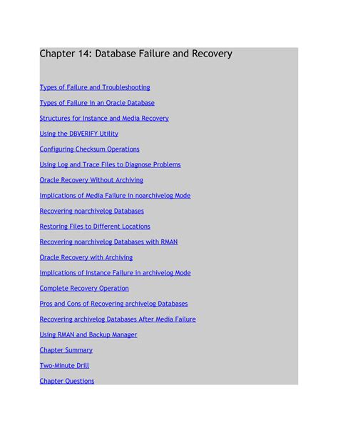 Image result for Types of Database Failure
