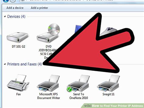 Image result for Find Printer IP Address Windows 1.0