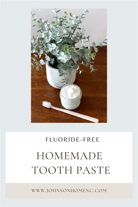 Homemade Fluoride Free Tooth Paste