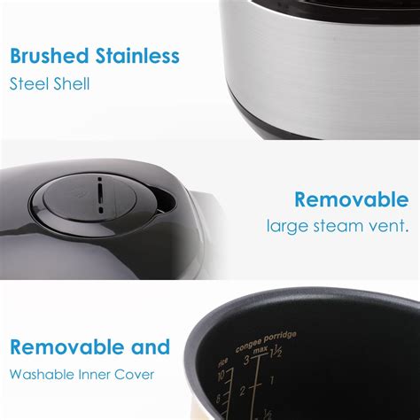 Midea 10 Cup Rice Cooker with Steamer Basket and Nepal | Ubuy