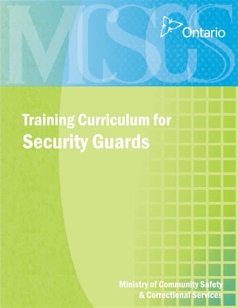 Code of Conduct of Security Guard PDF に対する画像結果