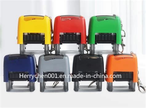 Image result for Key Ring in Color Self-Inking Stamp