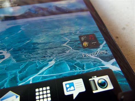 Toradh íomhá ar Android Phone Display