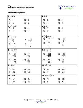 Toradh íomhá ar Adding Real Numbers