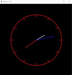 نتيجة الصورة لـ Python Turtle Clock Code