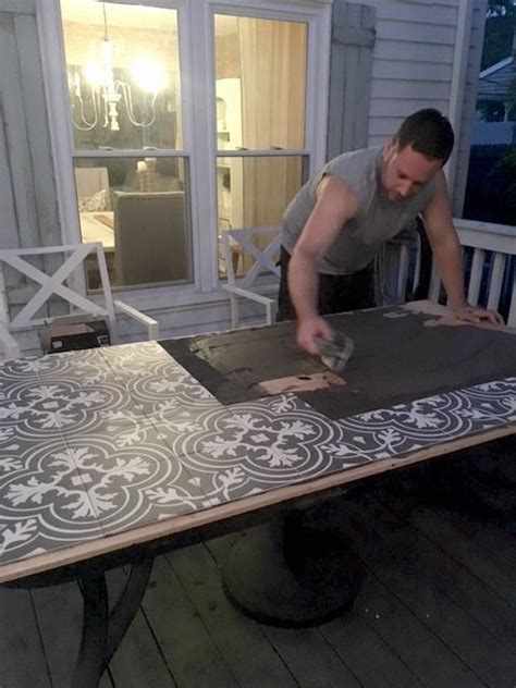 Image result for DIY Tile Patio Table