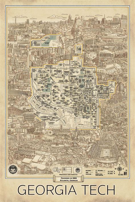 GA Tech University Map に対する画像結果