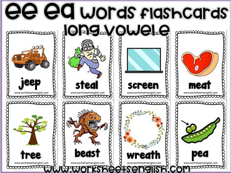 Image result for Long Vowel Ee