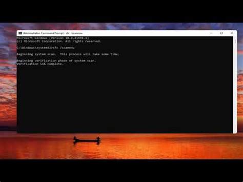 Toradh íomhá ar Windows 11 System File Checker Commands