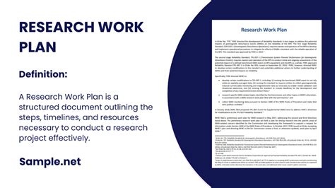 Image result for Research Work Plan Sample