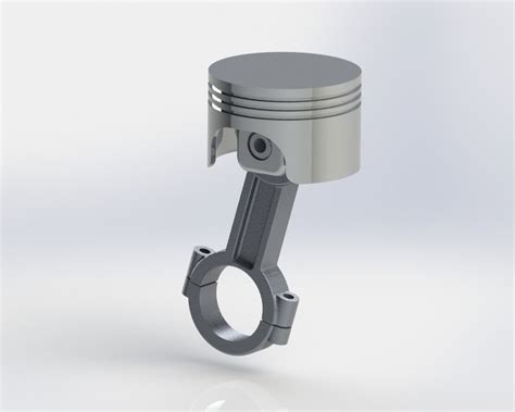 Image result for Piston 3D AutoCAD