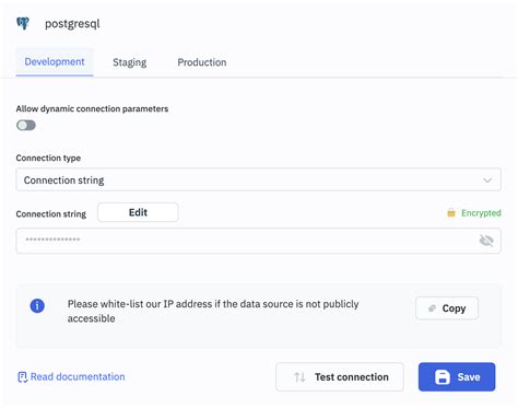 Toradh íomhá ar Sample Connection String