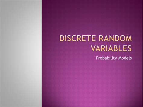 Image result for Example of Discrete Random Variable Brainly