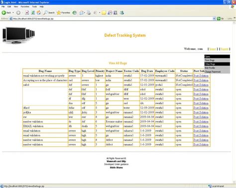 Image result for Bug Tracking System in Java