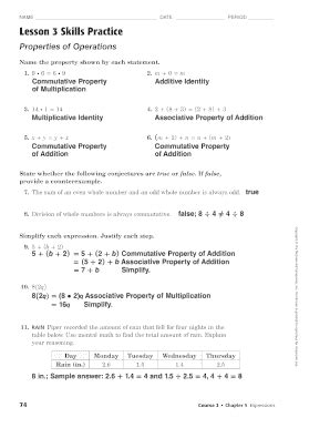 تصویر کا نتیجہ برائے Lesson 3 Homework Practice Answers