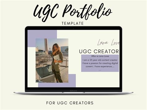 UGC Portfolio Template に対する画像結果