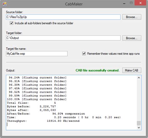 Image result for Create Cab File