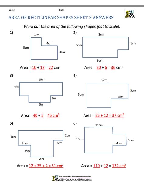 Image result for Answer Sheet to Worksheet Lesson 6 Homework Practice Course 1 Chapter 9 Area