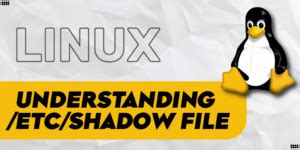 Image result for Linux Etc Shadow Fields