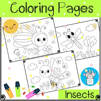 Image result for Spring Bugs Coloring Pages