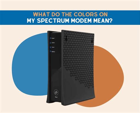 Image result for Spectrum Modem Colors