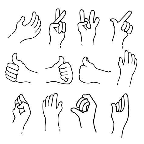 Image result for Sign Language Easy Drawing