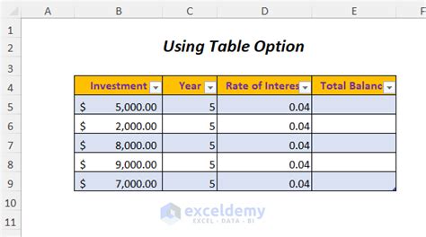 Image result for Create a Table in Excel From Data Range