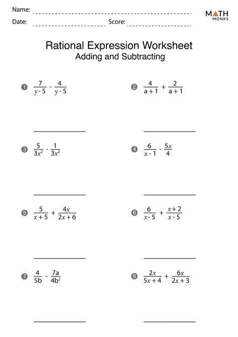 Image result for Rational Numbers Addition Worksheet