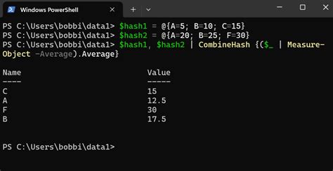 Hash Table PowerShell に対する画像結果