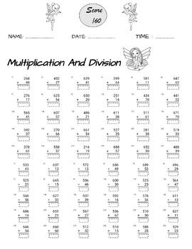Image result for 3rd Grade Math Worksheets Multiplication and Division