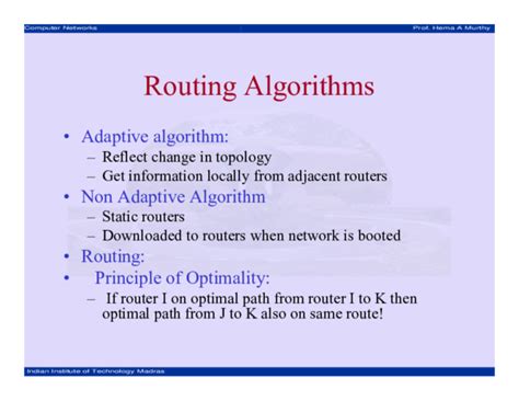 Toradh íomhá ar Static Routing Algorithms