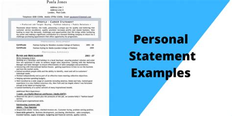 Image result for Talent Statement Examples