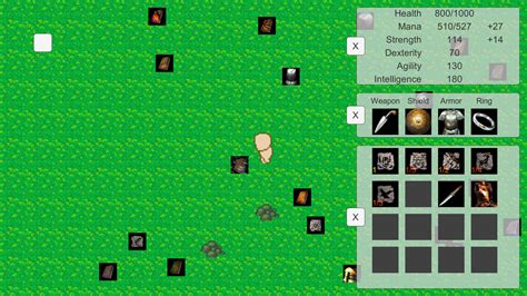 Unity Inventory に対する画像結果