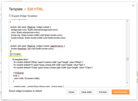 Image result for Blogger HTML Code