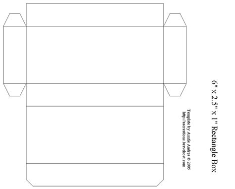 Image result for Half Rectangle Box Template