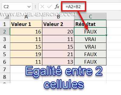 Excel Formule Logique に対する画像結果