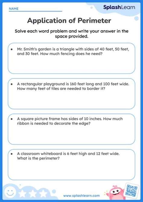 3rd Grade Math Perimeter Worksheets に対する画像結果