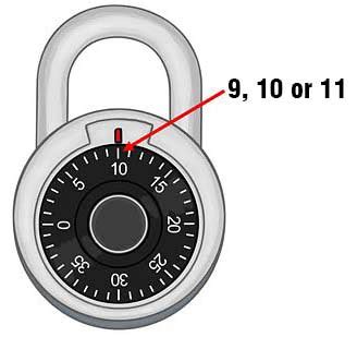 Image result for How to Recover a Master Lock Combination