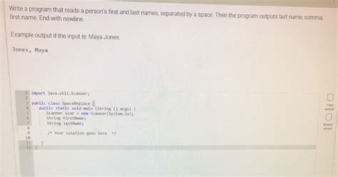 Java Code to Return First Name Last Name に対する画像結果