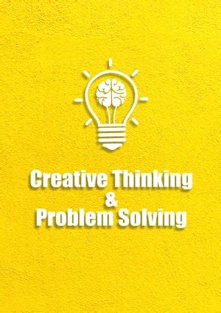 Toradh íomhá ar Creative Thinking and Problem Solving PDF