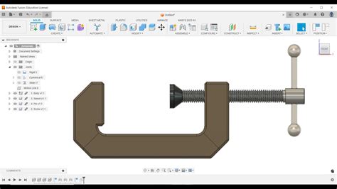 3D Printed Clamp Fusion 360 Tutorial に対する画像結果